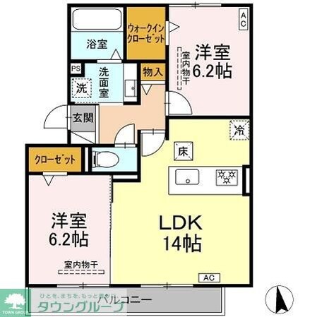 ベレンジュの物件間取画像